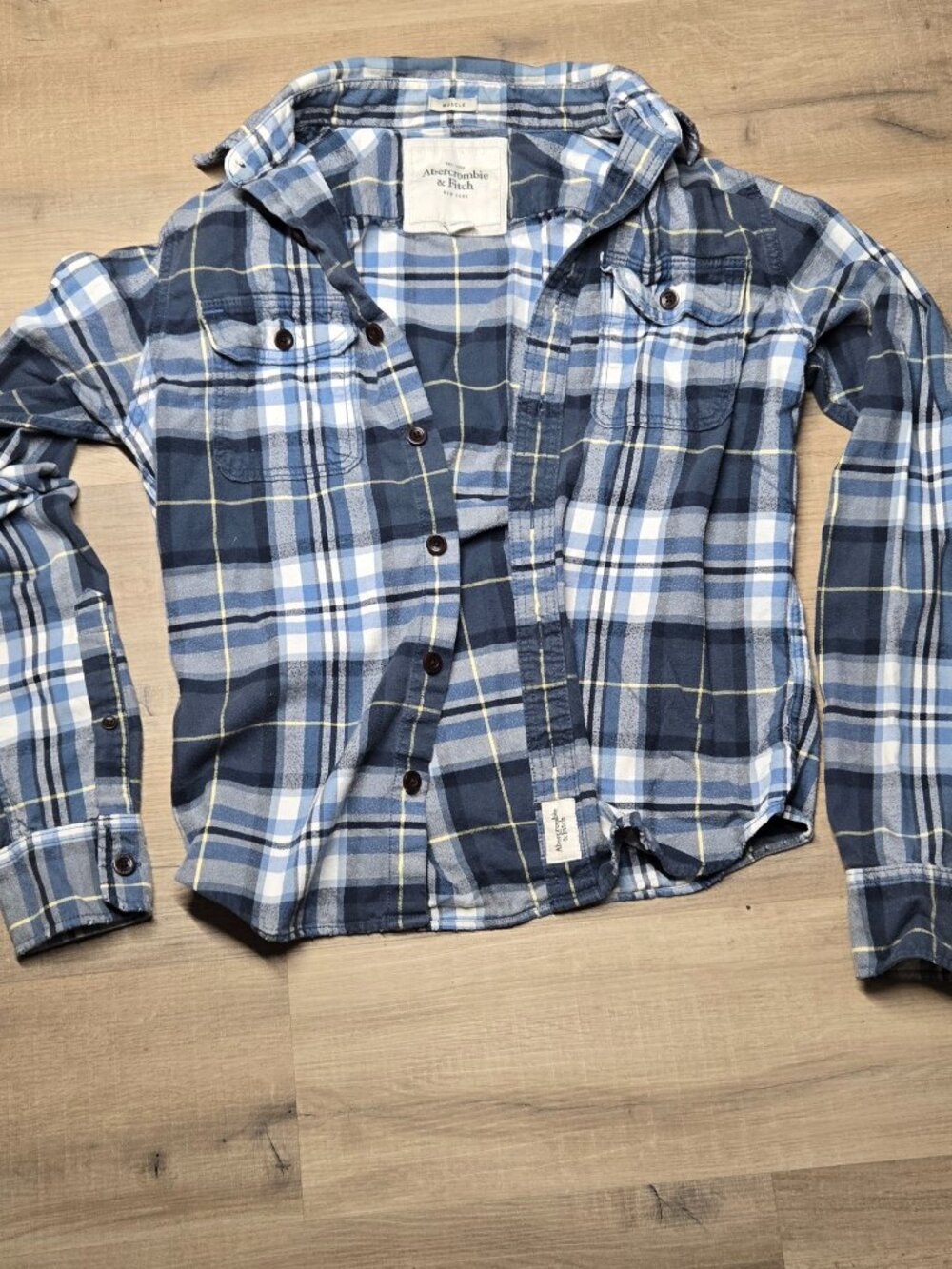 Abercrombie & Fitch Flannel shirt size men's med.